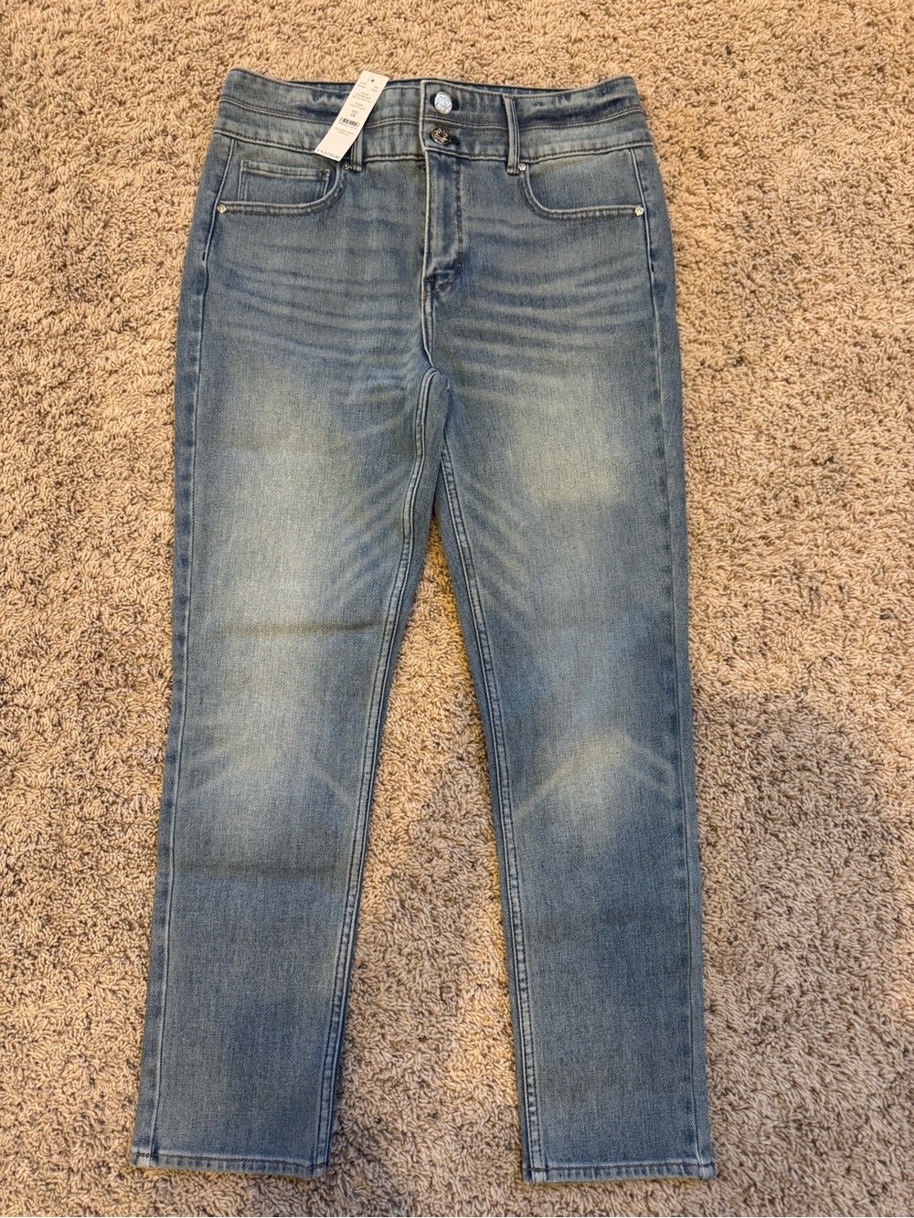 White House Black Market Light Blue Slim Straight Jeans